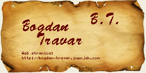 Bogdan Travar vizit kartica